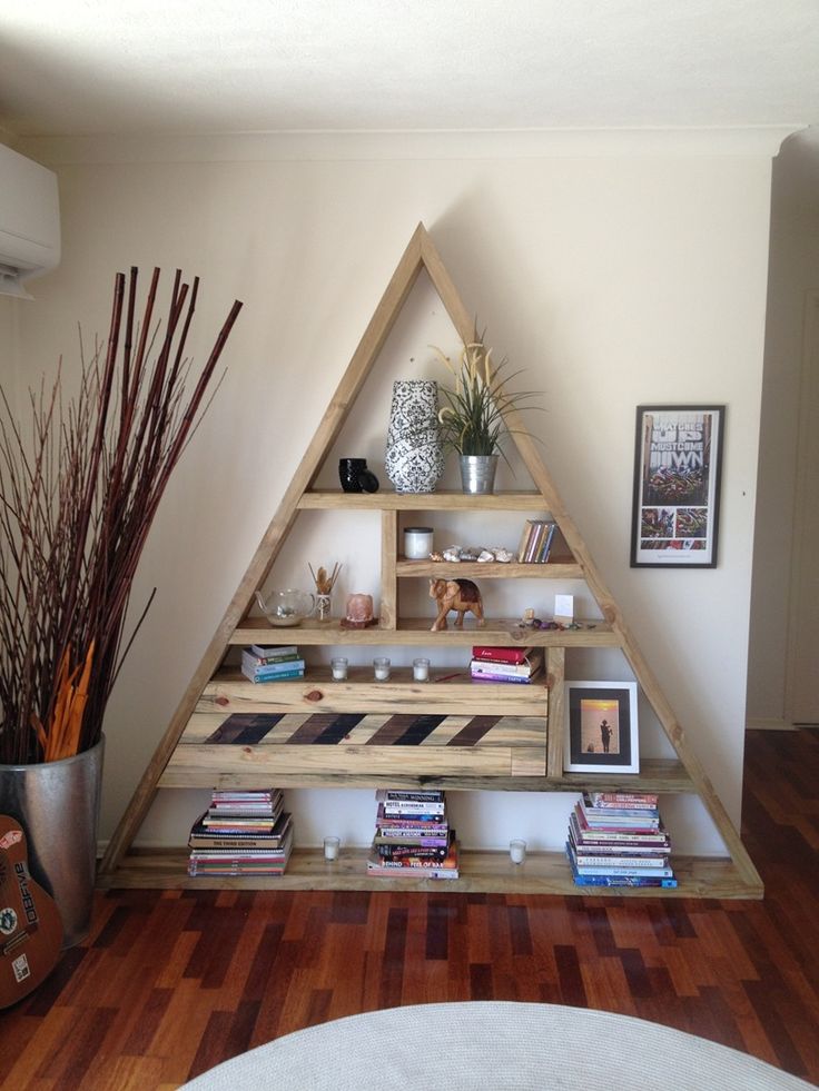 Creative diy shelves and bookcases from pallets