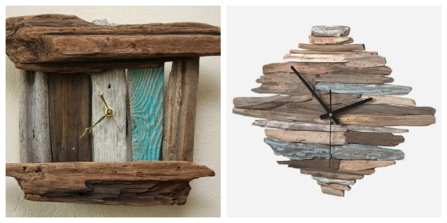 Amazing driftwood DIY clock ideas