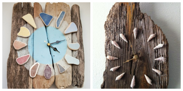 Amazing driftwood DIY clock ideas