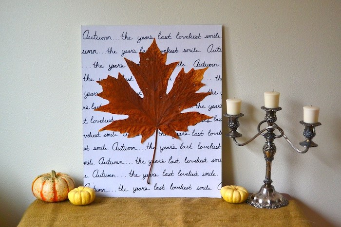 DIY autumn craft and decorations – 52 Wonderful ideas to welcome the era of colors in your home