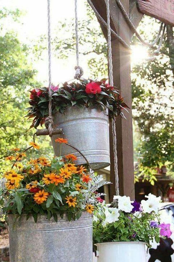 Highlight garden with these DIY ideas of colorful pot arrangements