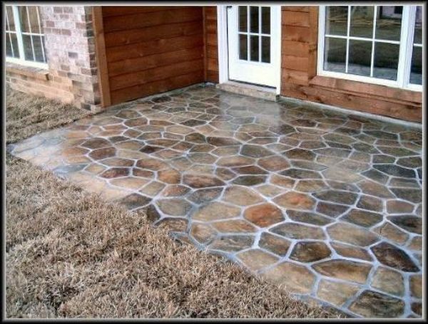 DIY ideas: How To Paint Your Cement Floors And Convert It To A Beautiful Pavement – Instructions + Video