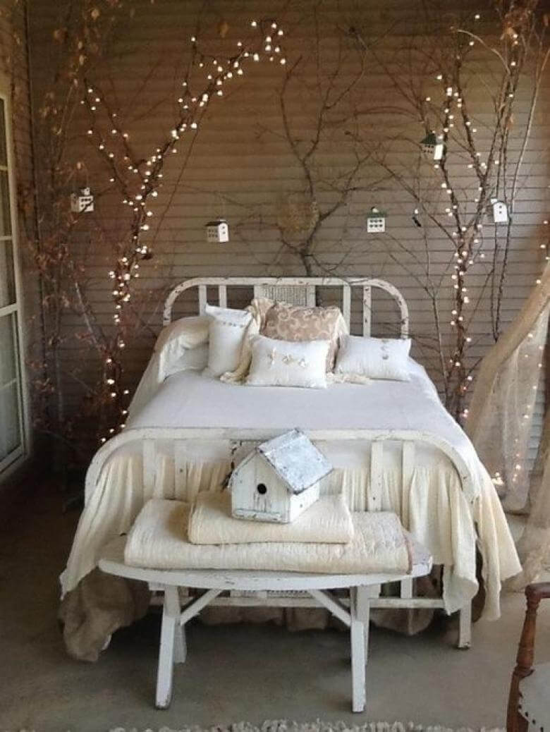 Wonderful and warm ideas to decorate your bedroom in vintage style