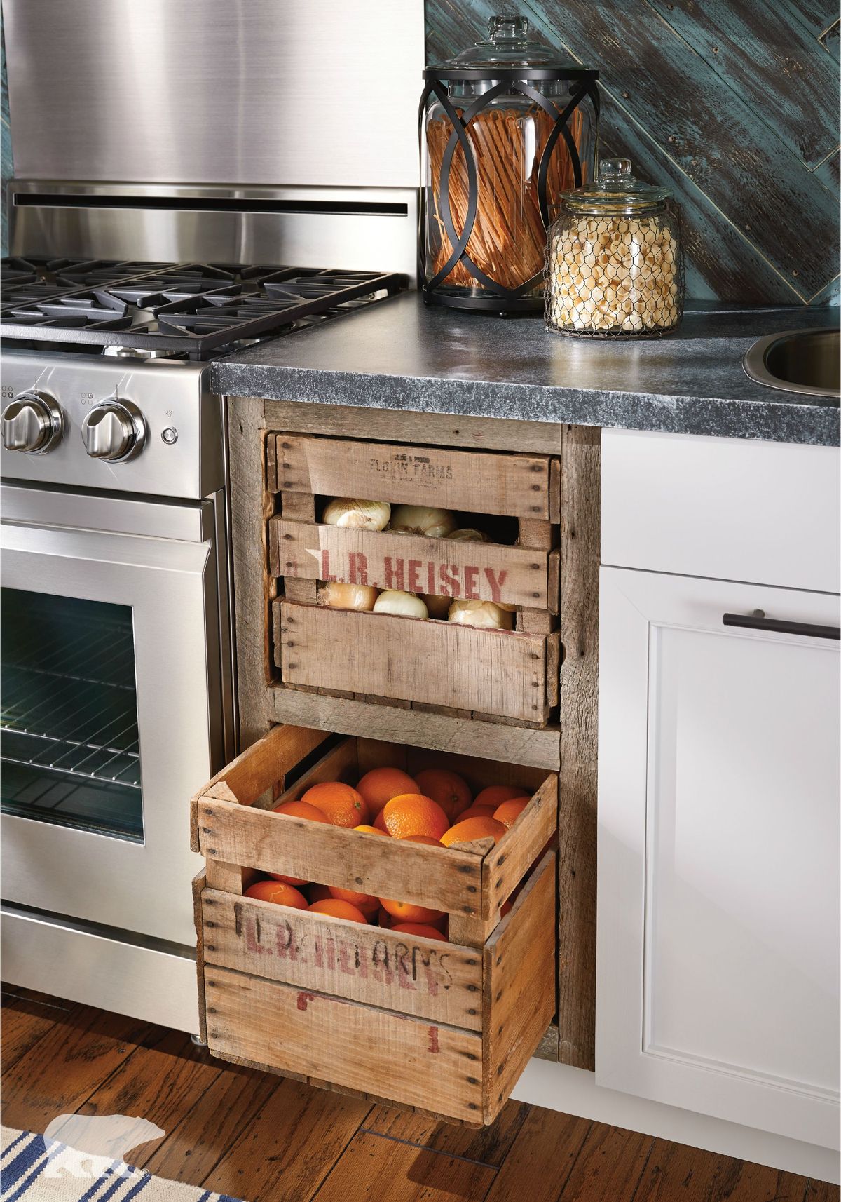 Practical and clever ideas for kitchen organization