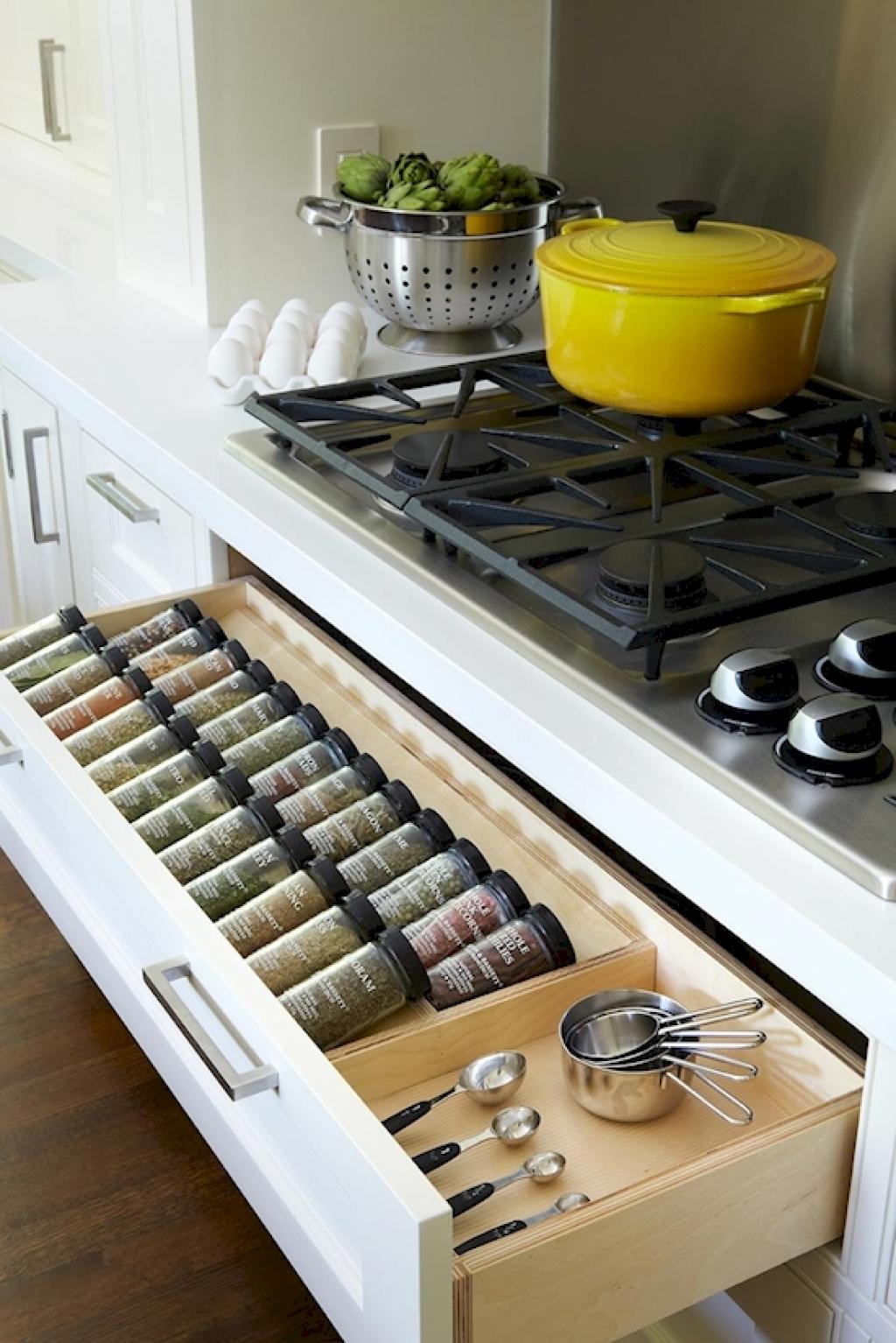 Practical and clever ideas for kitchen organization