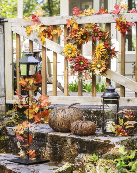 25 ideas on how to make a great DIY autumn decorations for outdoors