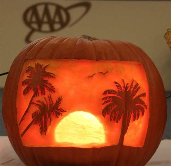 Pumpkin lanterns in 20 great DIY ideas