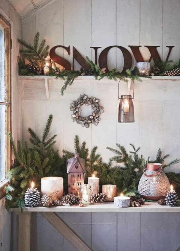 Inspiring rustic Christmas decoration ideas