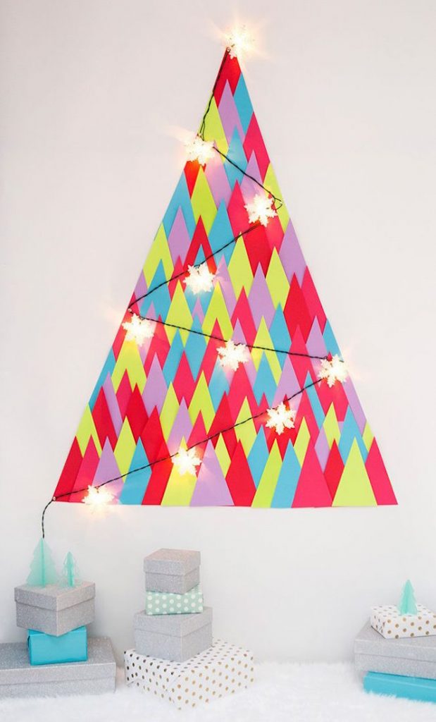 Great DIY ideas for minimalist Christmas trees