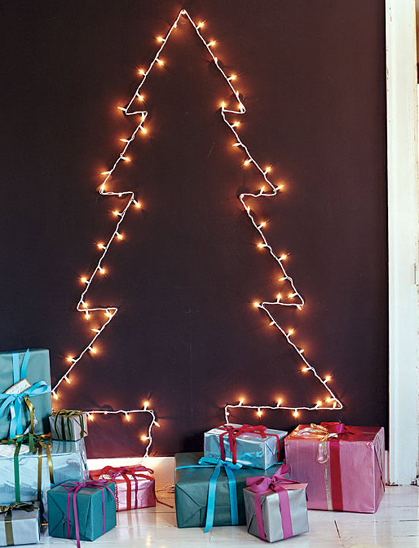 Great DIY ideas for minimalist Christmas trees