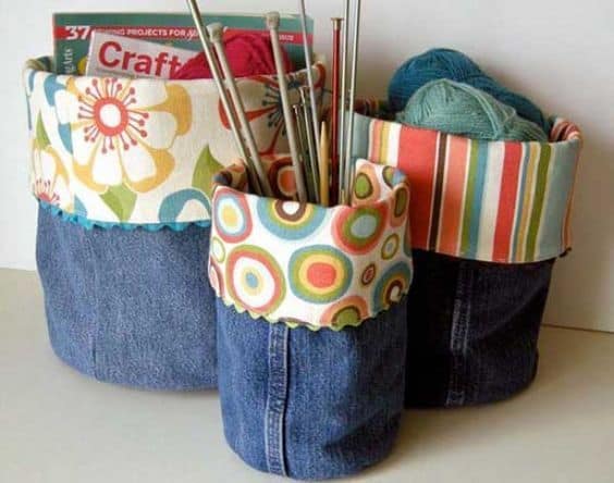 74 Awesome DIY ideas to recycle old jeans