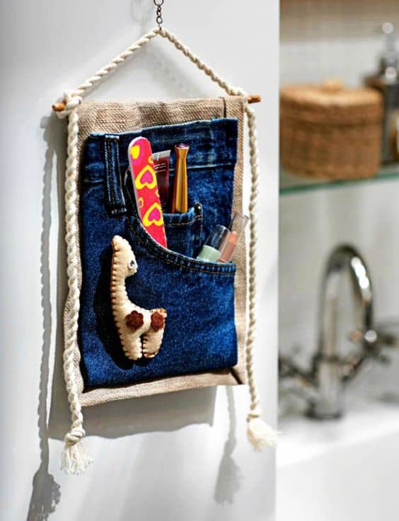 74 Awesome DIY ideas to recycle old jeans