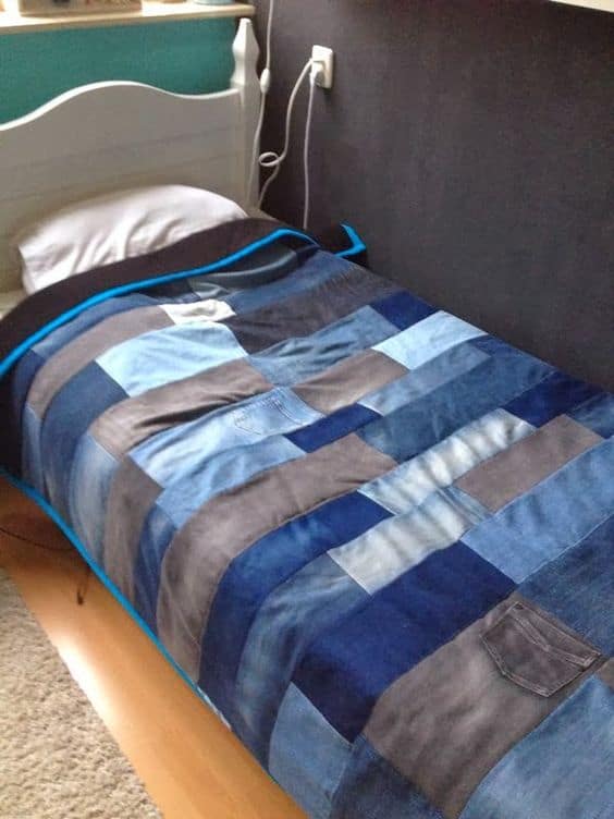 74 Awesome DIY ideas to recycle old jeans