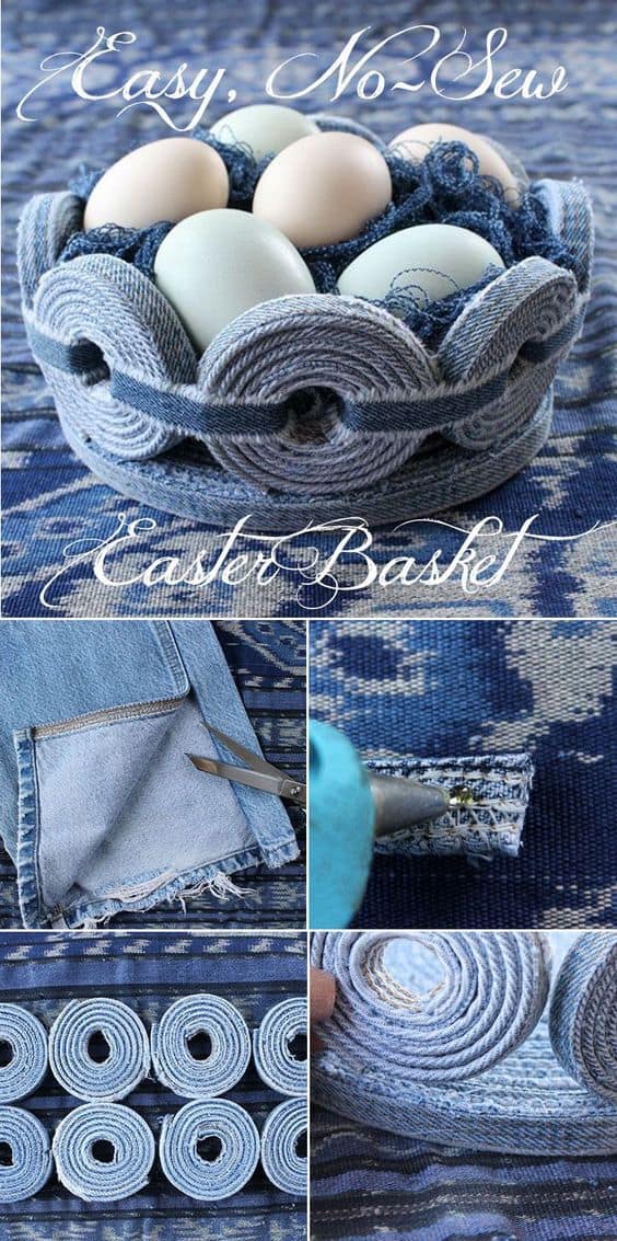 74 Awesome DIY ideas to recycle old jeans