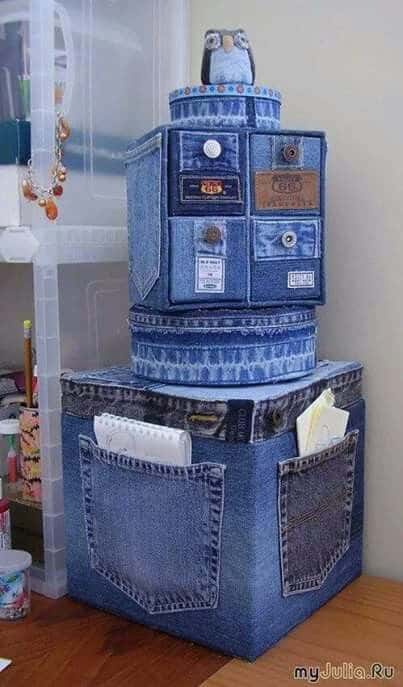 74 Awesome DIY ideas to recycle old jeans