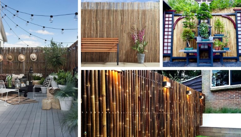 Amazing Ideas For Bamboo Fences To, Bamboo Patio Cover Ideas
