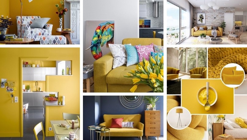 Mustard yellow amazing decoration ideas for a sunny atmosphere ...