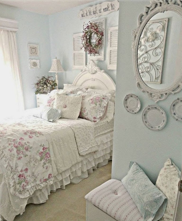 Shabby chic bedroom decor ideas - create your own personal romantic ...