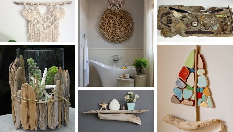 Tinkering natural materials - 30 DIY ideas for decorating with driftwood | desired home