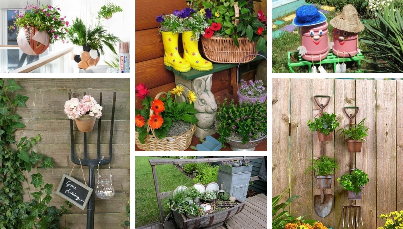Making Unusual Diy Garden Decoration Yourself 40 Upcycling Ideas My Desired Home