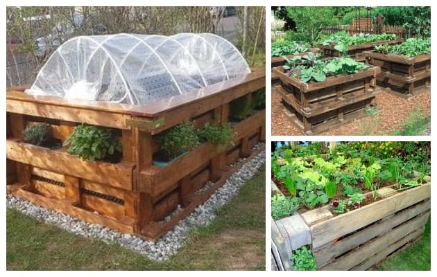 How to make a DIY garden bed from pallets | My desired home