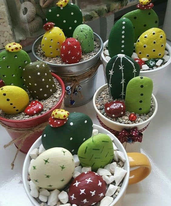 Wonderful DIY decoration ideas with painted pebbles | My desired home