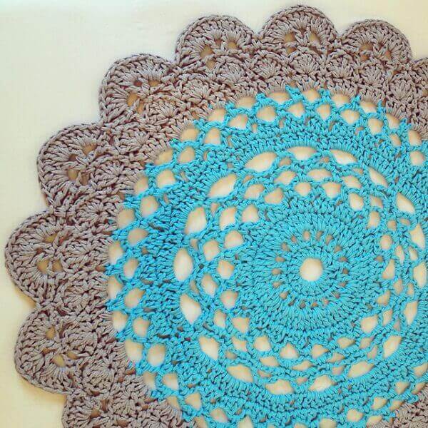 Round Rug Knitted DIY knitted round rugs: +52 gorgeous models for your home | My desired home