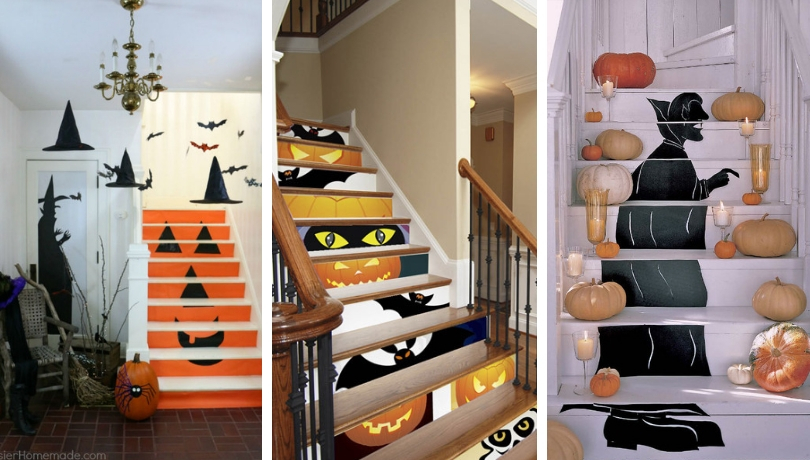 Original ideas for Halloween stairs decoration | My desired home