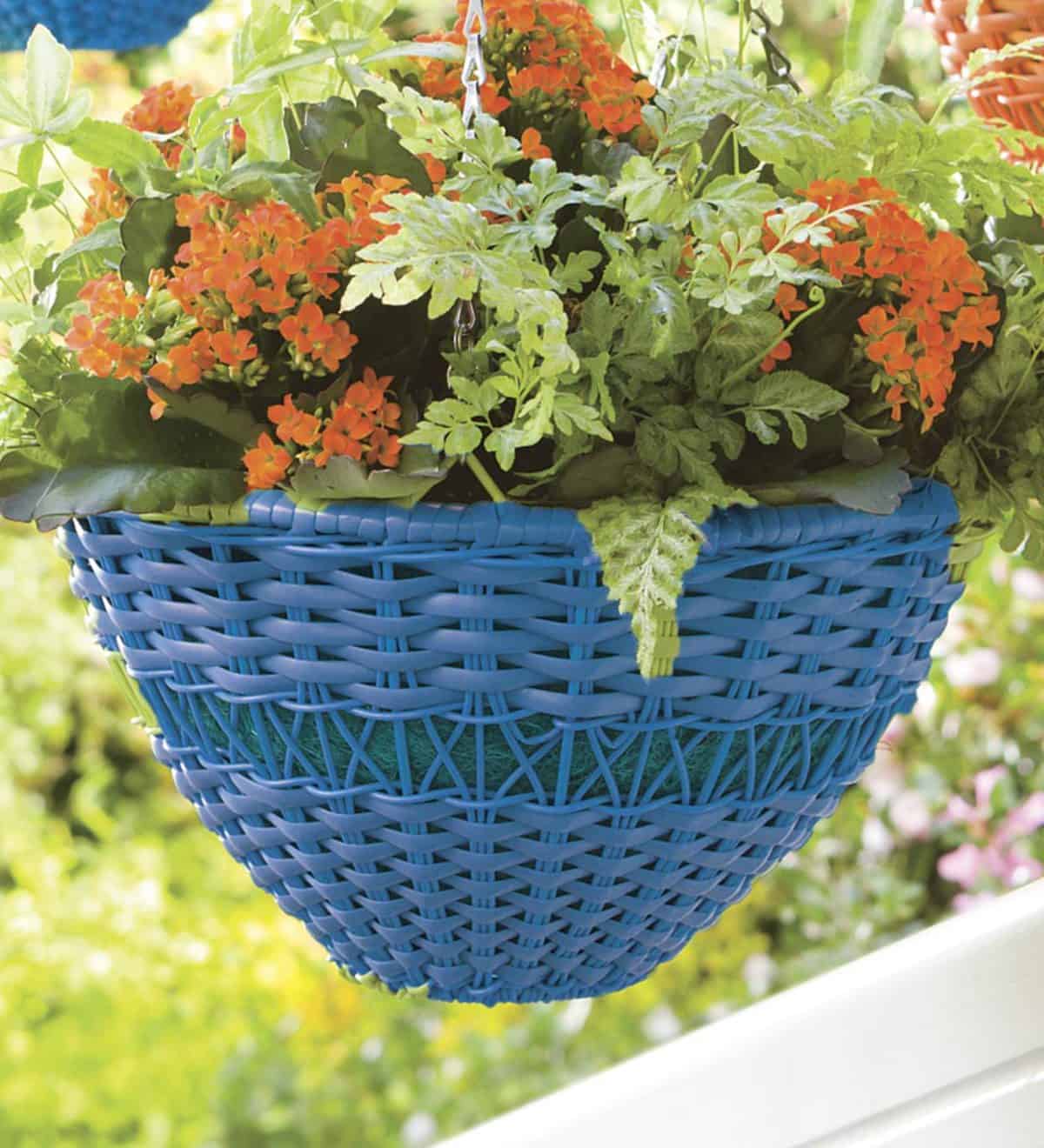 How to plant in a wicker basket? Instructions and many inspirations