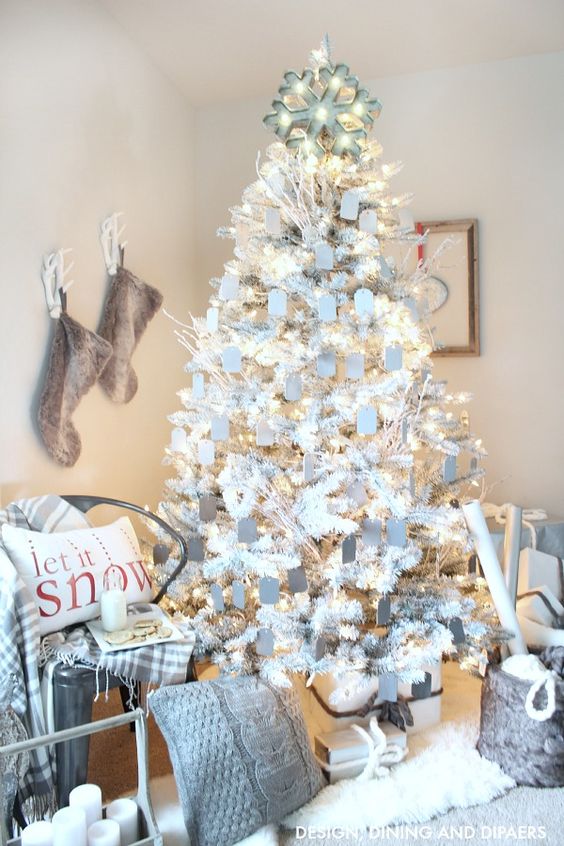 White Christmas Decor: 48 great ideas for snowy Christmas at home | My ...