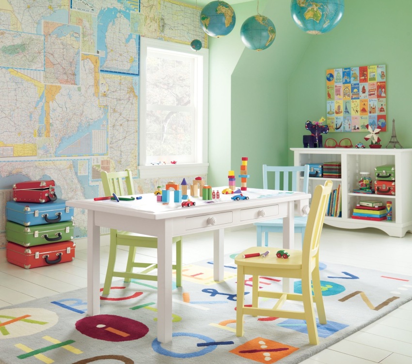 Children's room for two children: layout options and photos of bright ...