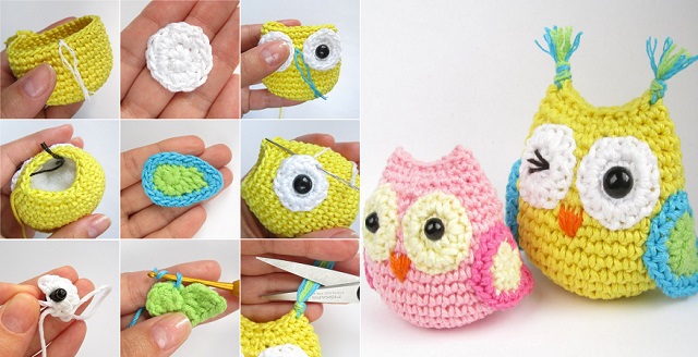 Adorable DIY crocheted owls. Many ideas, patterns, and tutorials | My ...
