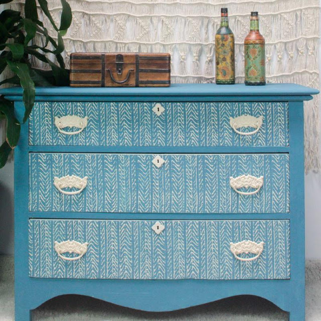 Amazing DIY ideas with stencils painted Furnitures My desired home