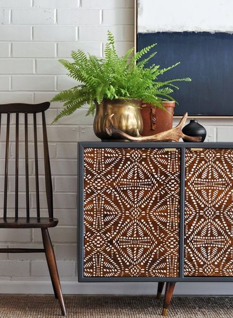 Amazing DIY ideas with stencils painted Furnitures | My desired home