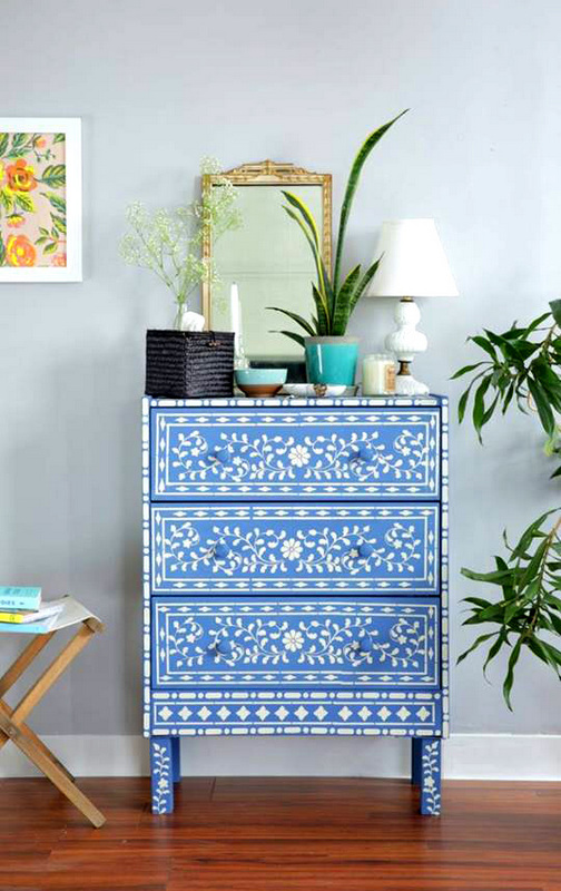 Amazing DIY ideas with stencils painted Furnitures | My desired home