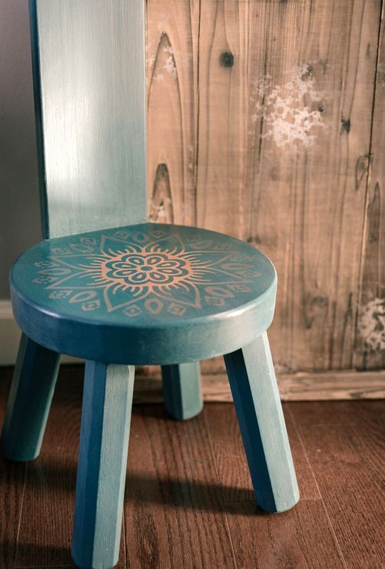 Amazing DIY ideas with stencils painted Furnitures My desired home