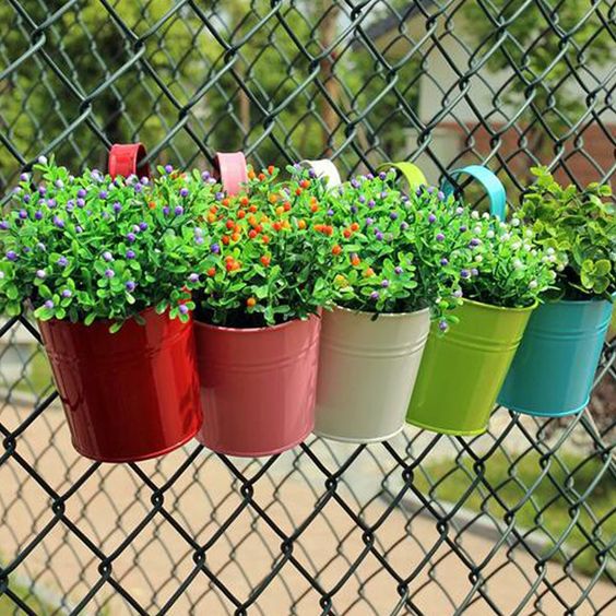 48 Different and spectacular DIY ways to hang pots in your yard and