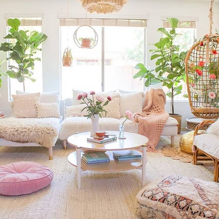 Amazing ideas with colorful living rooms in boho style | My desired home