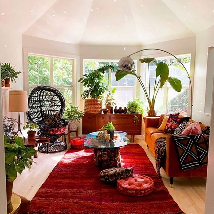 Amazing ideas with colorful living rooms in boho style | My desired home