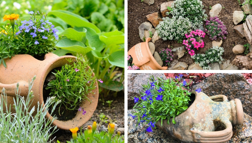 Original Ideas With Clay Pots For The, Terracotta Pot Gardening Ideas