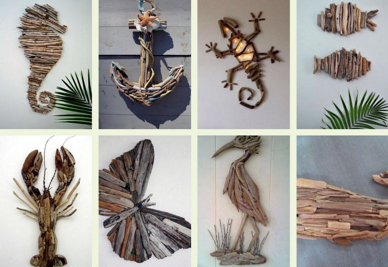 How To Make Cool Diy Wall Decorations With Driftwood My Desired Home - Driftwood Wall Art Diy