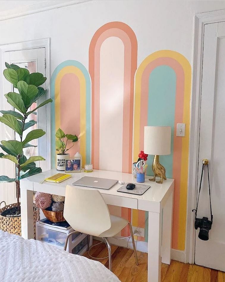 Geometric wall ideas: 32 inspirations to decorate your home | My ...