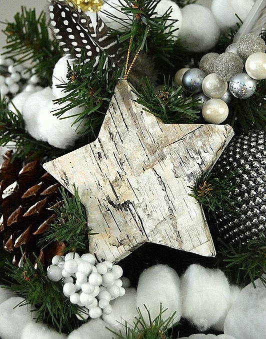 20+ Christmas inspirations from birch bark and wood: Beautiful natural ...