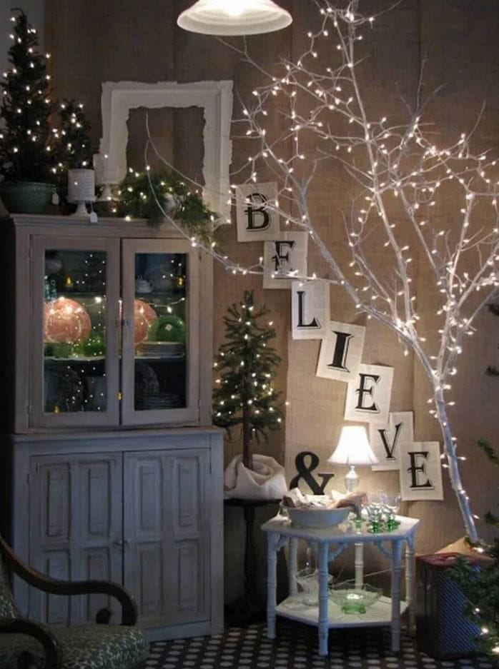 40+ Fantastic DIY decoration ideas for Christmas with lights | My ...