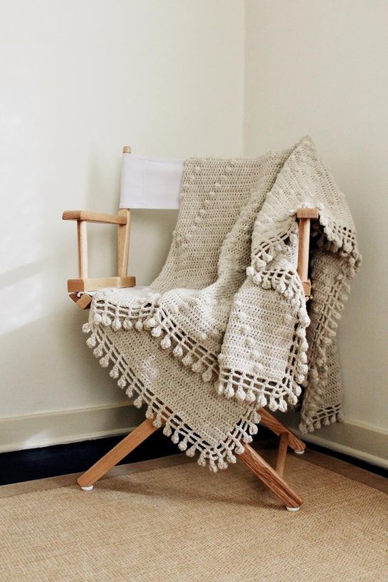 Armchair blanket: 30+ Creative and warm ideas for your decoration | My ...