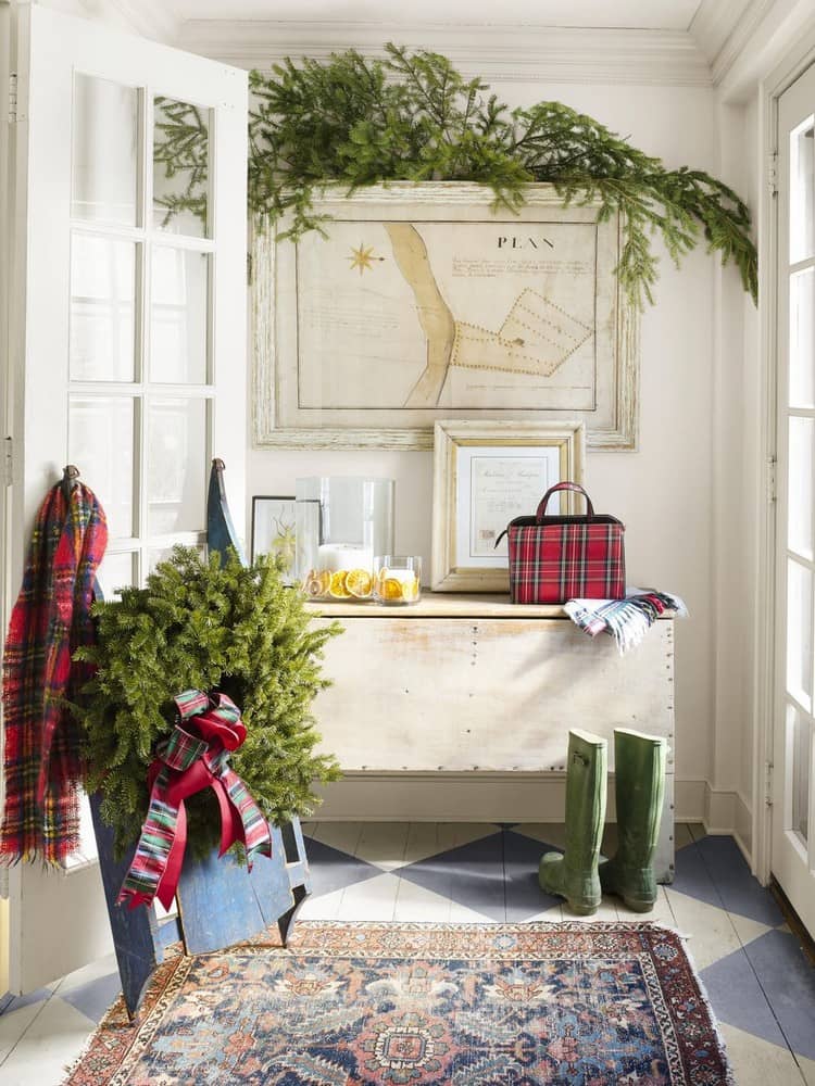Decorate for Christmas in farmhouse style: 42 ideas for Christmas ...