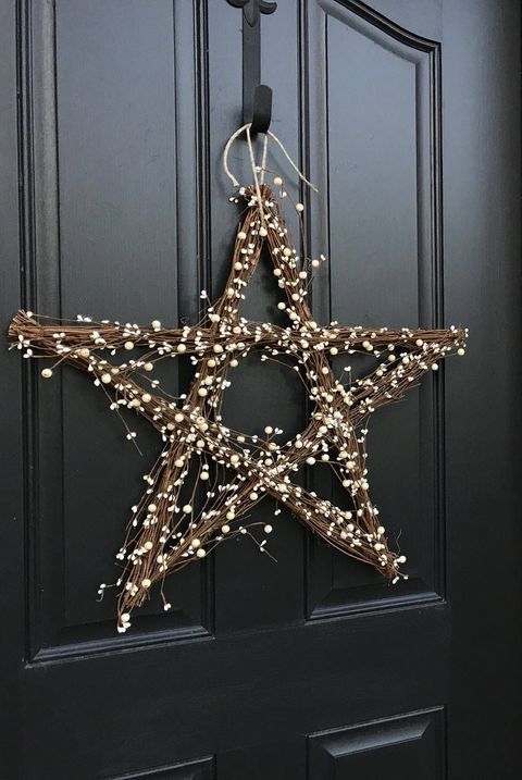 DIY Christmas star crafts and decorations ideas from natural materials ...