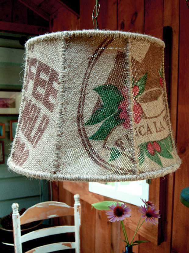 Beautiful rustic decoration from old burlap sacks | My desired home
