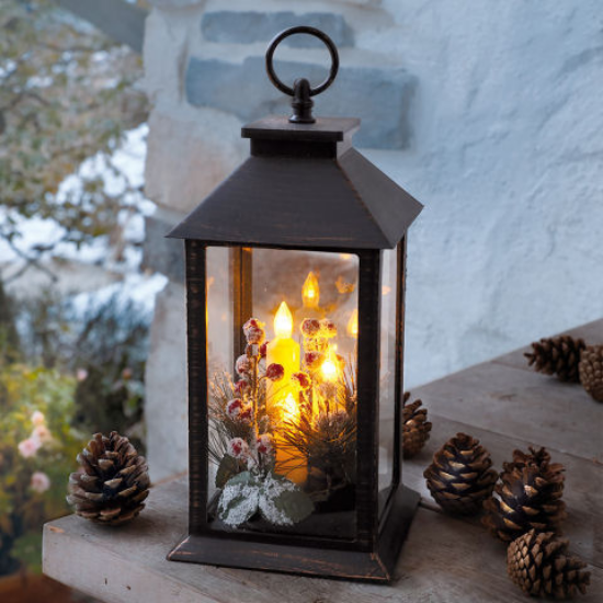 Fantastic decoration ideas with rustic lanterns for Christmas | My ...