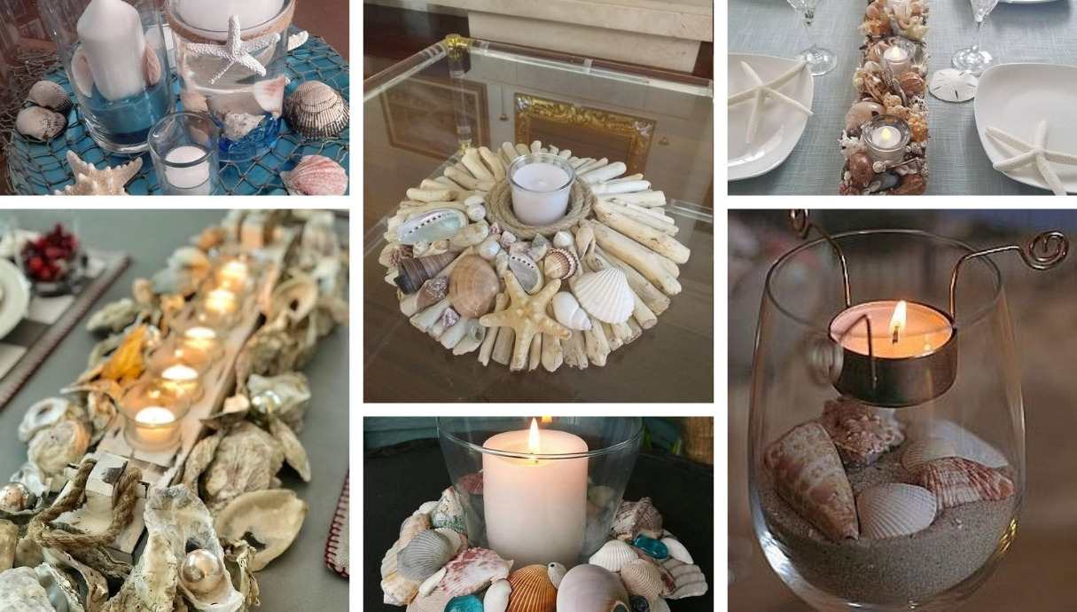 Great ideas for DIY candle decoration inspired by sea and beach | My ...